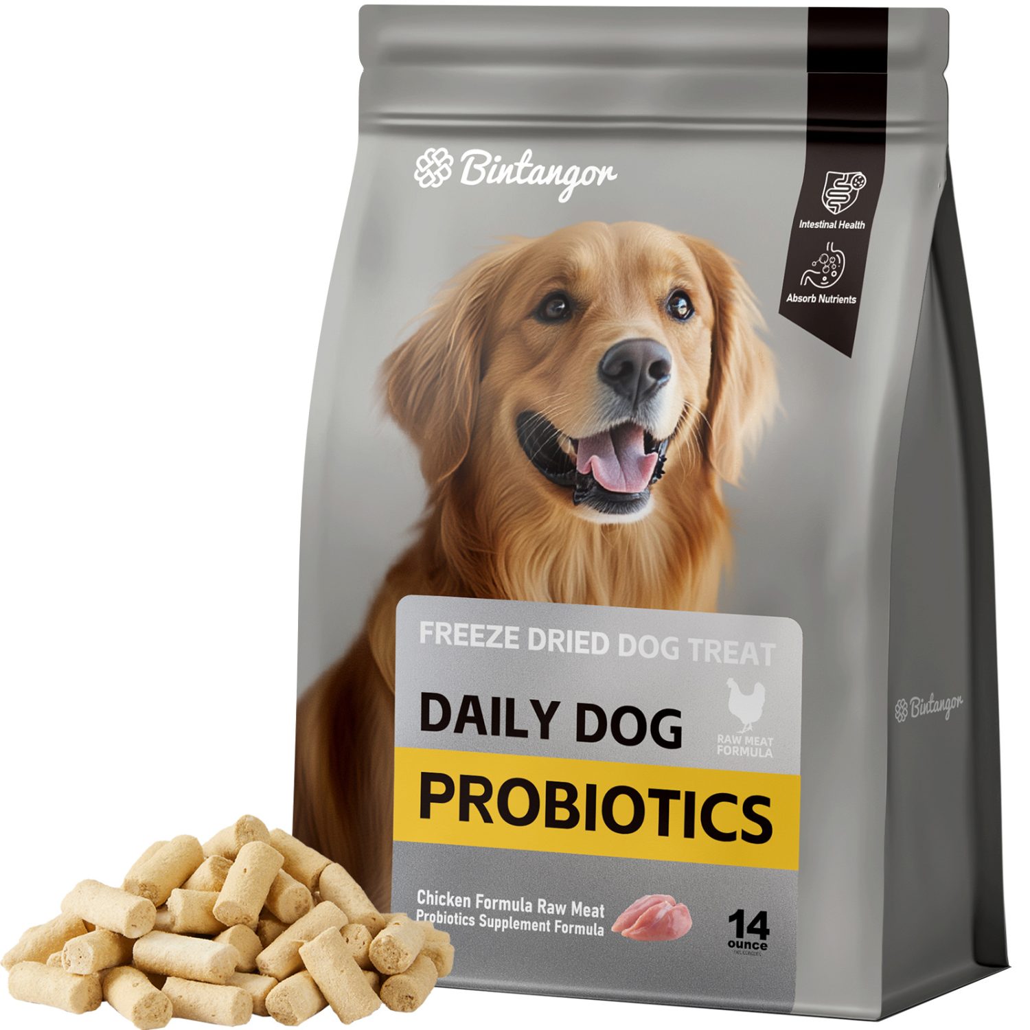 Probiotics Raw Bone and Meat Freeze-dried Dog Food M (397g)