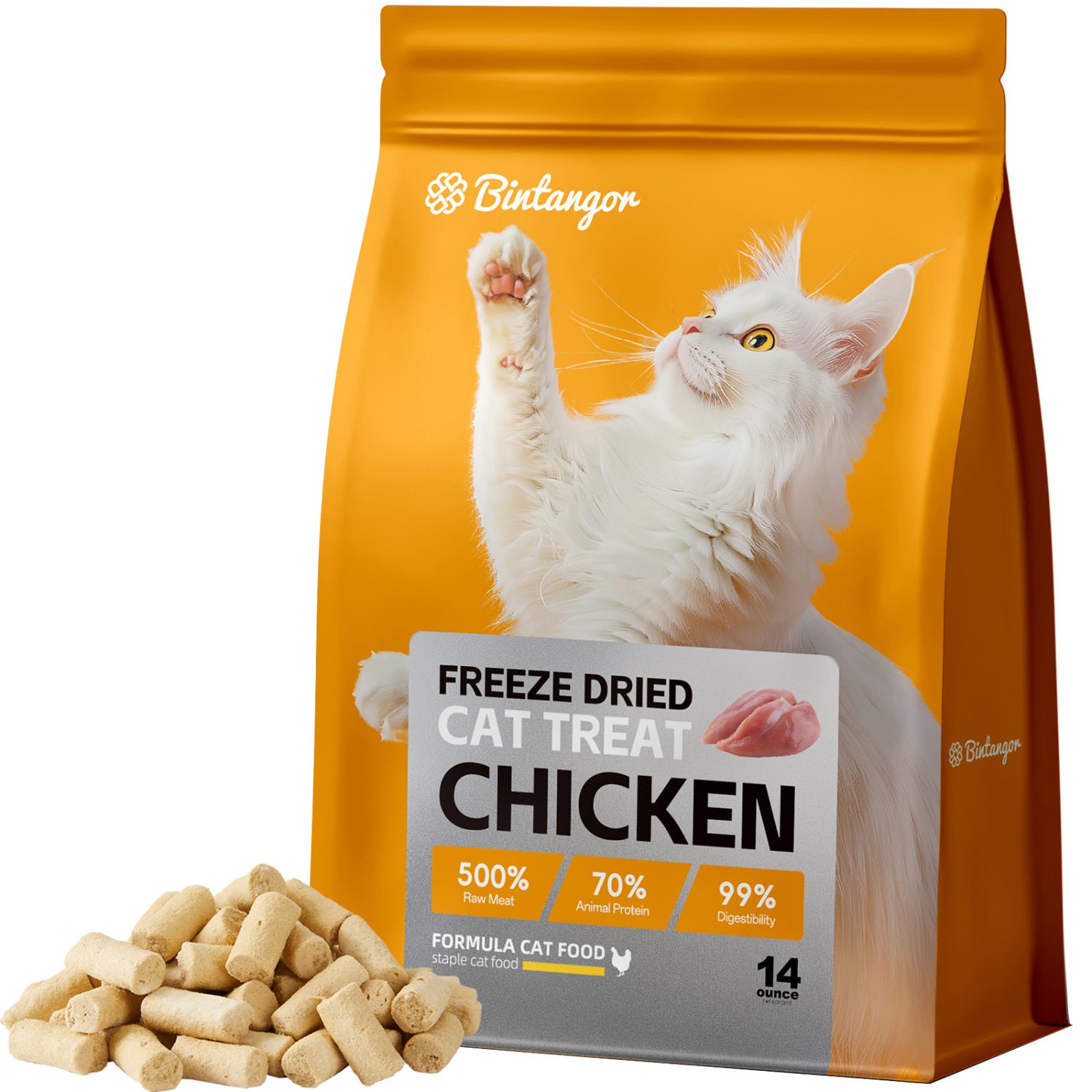 Chicken Formula Freeze-Dried Cat Food M (397g)