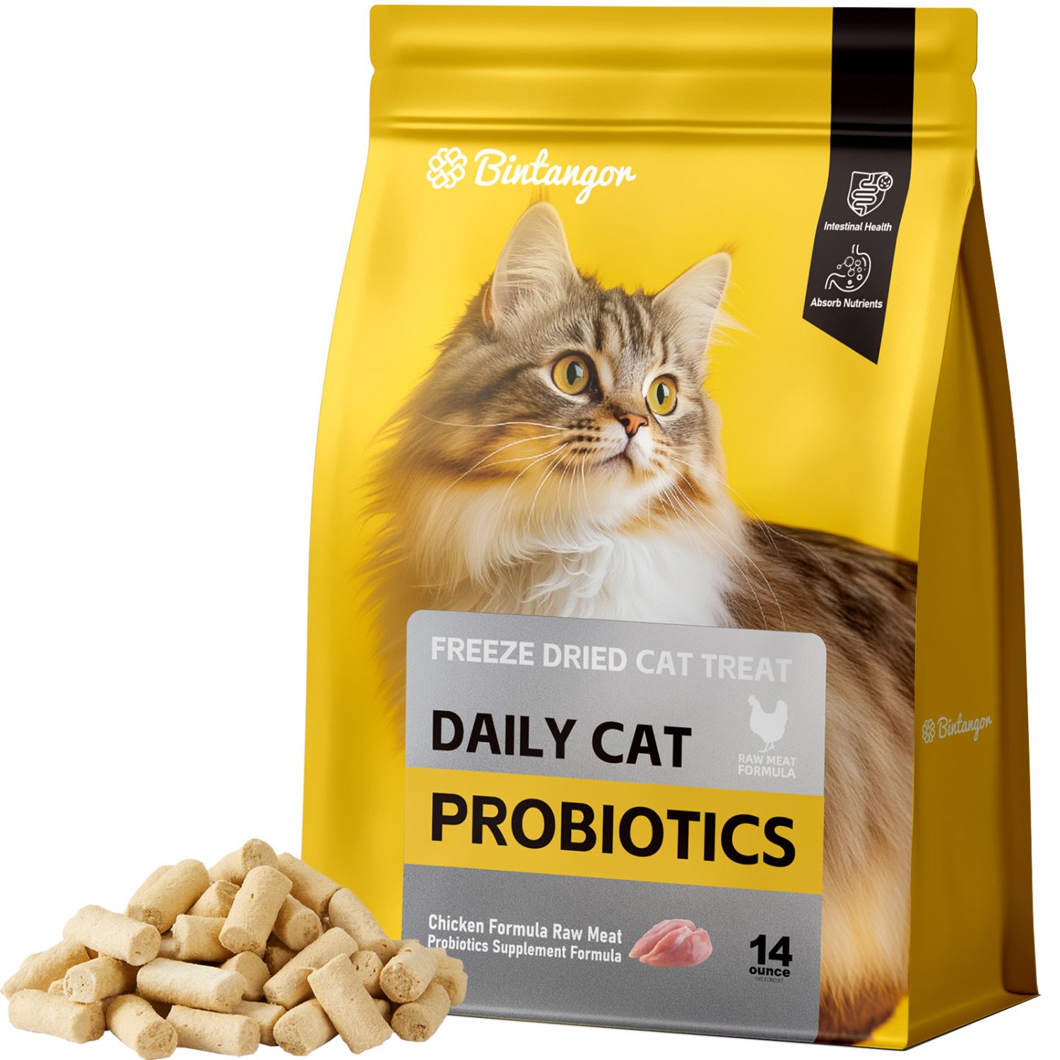 Multivitamin Calcium Raw Bone Meat Freeze-dried Cat Food M (397g)