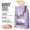 Multivitamin calcium raw bone meat freeze-dried dog food M (397g)