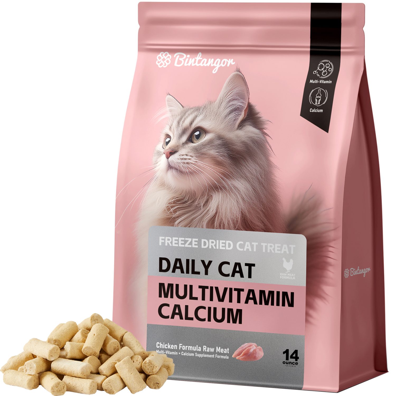 Probiotics Raw Bone and Meat Freeze-dried Cat Food M (397g)