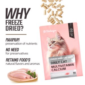 Probiotics Raw Bone and Meat Freeze-dried Cat Food M (397g)