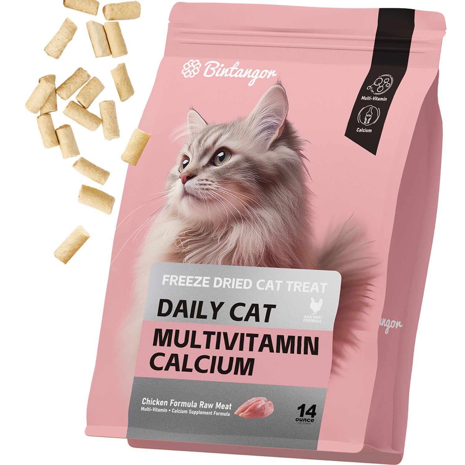 Probiotics Raw Bone and Meat Freeze-dried Cat Food M (397g)